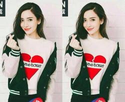 明星花式比心表情包，送你一颗小心心